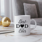 Modern mug Best Dad Ever, Dad mug, minimalist lineart style mug, mug for fathers, Best Dad ever mug, gift for dad