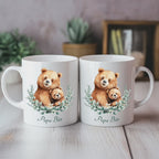 Wunderschöne Papa Bär Tasse, Frühstückstasse für Papas, besondere Bären Tasse, liebevolles Design Tasse, Hommage an großartige Väter Tasse